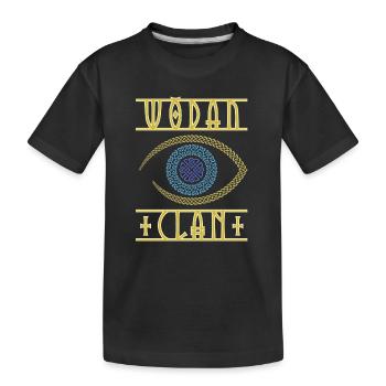 Oeil Viking d’Odin - T-shirt bio Premium Enfant - noir - Devant