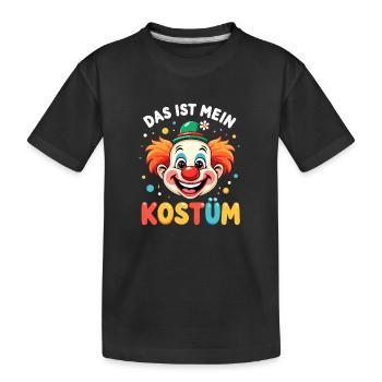 Carnival Clown Costume Carnival Carnival - Kids' Premium Organic T-Shirt - black - Front