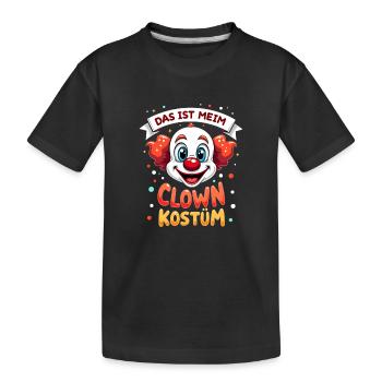 Carnival Clown Costume Carnival Carnival - Kids' Premium Organic T-Shirt - black - Front