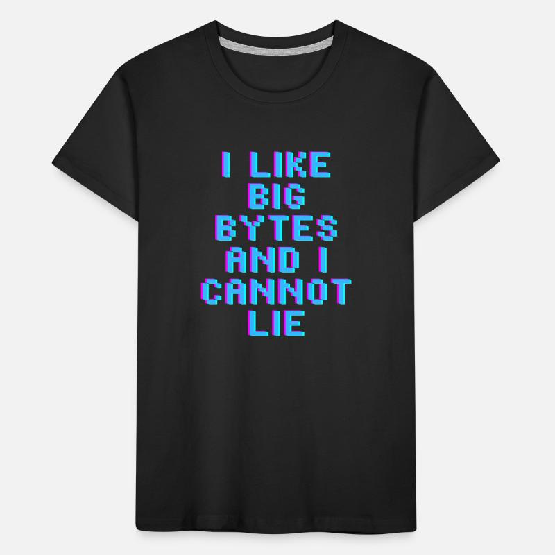 Ich mag große Bytes Kinder Premium Bio T-Shirt