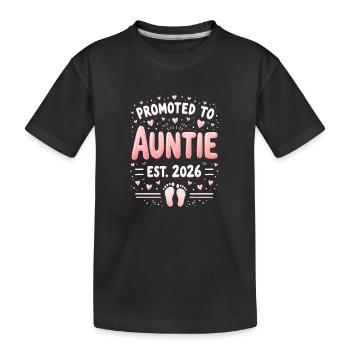 Tante 2026 Tante 2026 Promue Tante 2026 - T-shirt bio Premium Enfant - noir - Devant