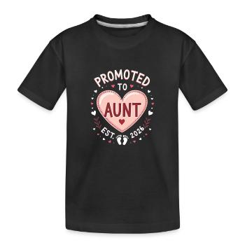 Tante 2026 Tante 2026 Promue Tante 2026 - T-shirt bio Premium Enfant - noir - Devant