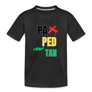 pa_ped_tan - T-shirt bio Premium Enfant - noir - Devant