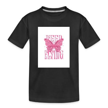 T-Shirt Girl Pink  - T-shirt bio Premium Enfant - noir - Devant