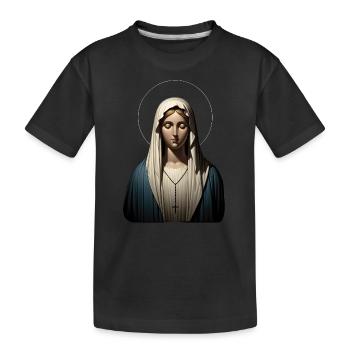 Durchlauchtige Maria - Kinder Premium Bio T-Shirt - Schwarz - Vorne