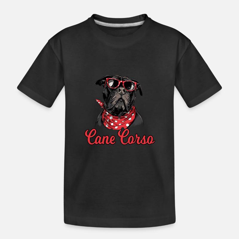 Cane Corso Mom für eine Cane Corso Hundehalterin - Kinder Premium Bio T-Shirt - Schwarz