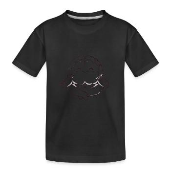 Faites confiance à votre cerveau méditant dans votre intestin - T-shirt bio Premium Enfant - noir - Devant