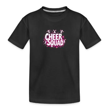 Cheerleading Cheer Squad Équipe Enthousiasme - T-shirt bio Premium Enfant - noir - Devant