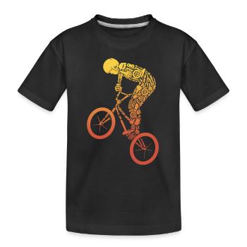 BMX Bike Tricks BMX - T-shirt bio Premium Enfant - noir - Devant