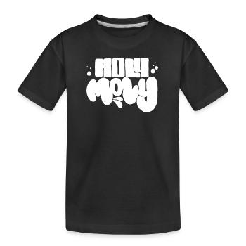Holy Moly - Kids' Premium Organic T-Shirt - black - Front