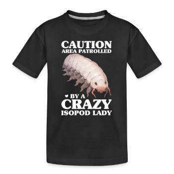 Isopoden - Kinder Premium Bio T-Shirt - Schwarz - Vorne