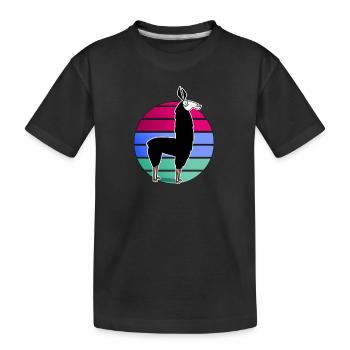 Call eighties - Kinder Premium Bio T-Shirt - Schwarz - Vorne