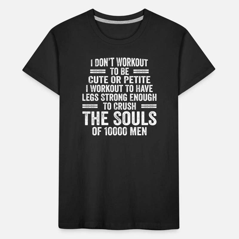 Ich trainiere nicht, um süß oder zierlich zu sein - Workout Kinder Premium Bio T-Shirt