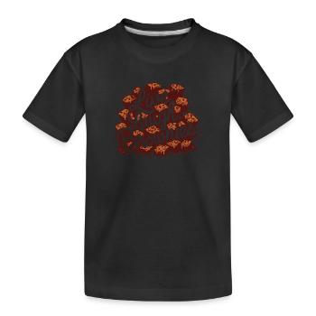 Live Laugh Brownies pour les amateurs de brownies drôle - T-shirt bio Premium Enfant - noir - Devant