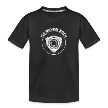 Wankel engine revolutions car freak car mechanic - Kids' Premium Organic T-Shirt - black - Front