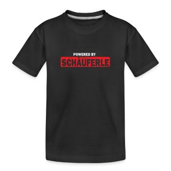 Cuisine allemande Schäuferle Dialecte de Franconie - T-shirt bio Premium Enfant - noir - Devant