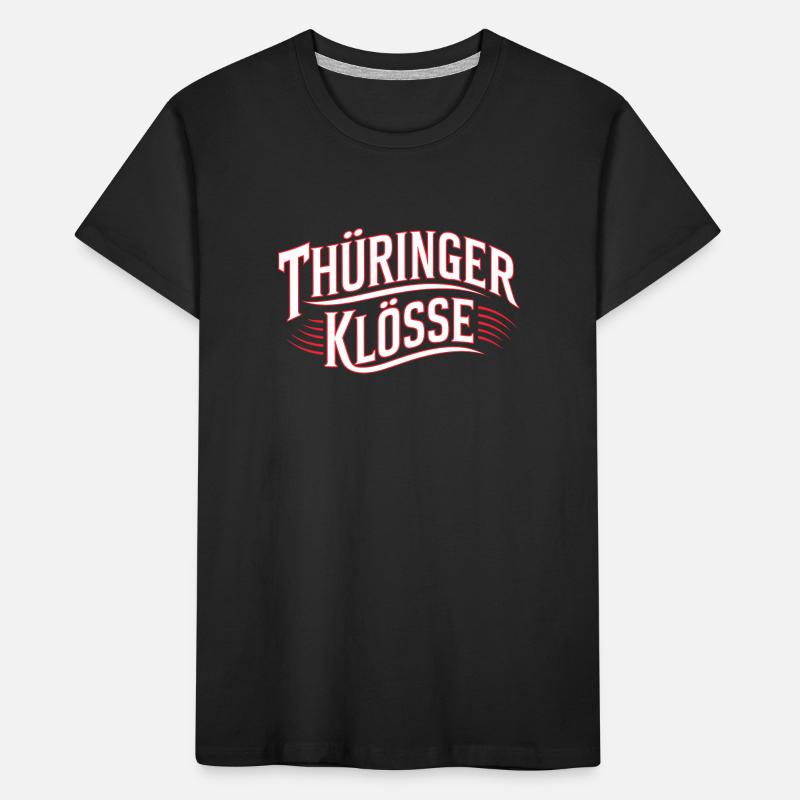 German food dumplings Thuringia dialect Kids' Premium Organic T-Shirt
