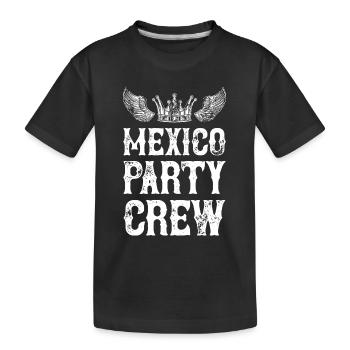 Équipe de vacances Mexico Party - T-shirt bio Premium Enfant - noir - Devant