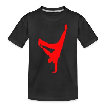 break dance - T-shirt bio Premium Enfant - noir - Devant