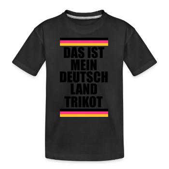 Ceci est mon maillot de l'Allemagne maillot de l'Allemagne - T-shirt bio Premium Enfant - noir - Devant