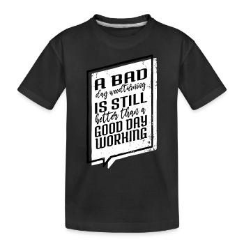 carpenter tshirts americas union carpenter - Kinder Premium Bio T-Shirt - Schwarz - Vorne