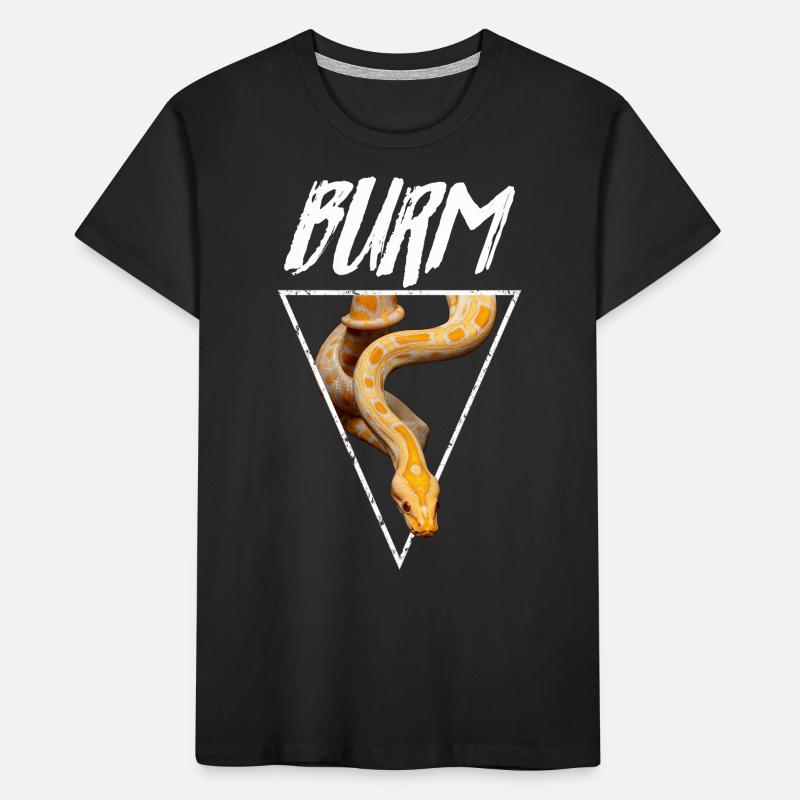 Albino Burmese Python Snake Owner Kids' Premium Organic T-Shirt