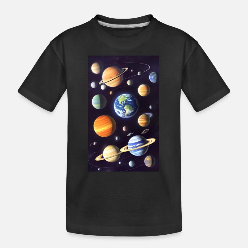 Espace 01 - T-shirt bio Premium Enfant - noir
