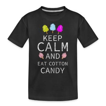 Dessert sucreries - T-shirt bio Premium Enfant - noir - Devant