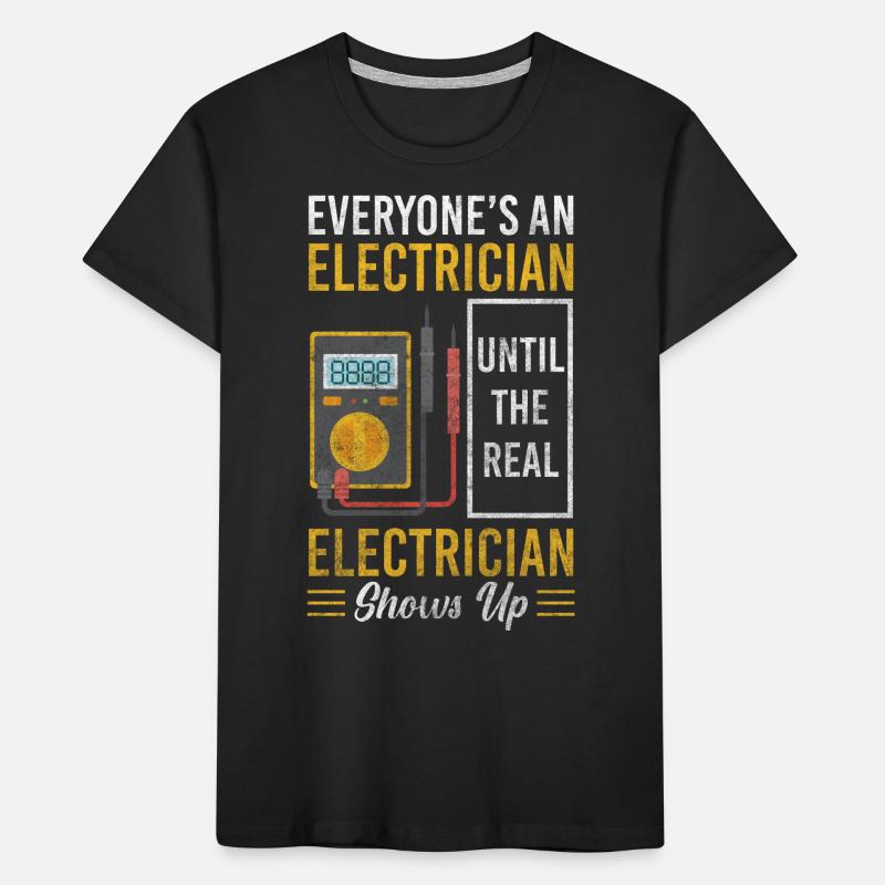 Electrics Electronics Electrical Kids' Premium Organic T-Shirt