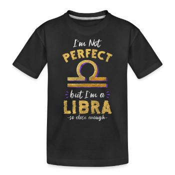 Constellation de la Balance Astrologie Constellation - T-shirt bio Premium Enfant - noir - Devant
