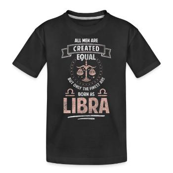 Constellation de l’horoscope Septembre Superstition - T-shirt bio Premium Enfant - noir - Devant