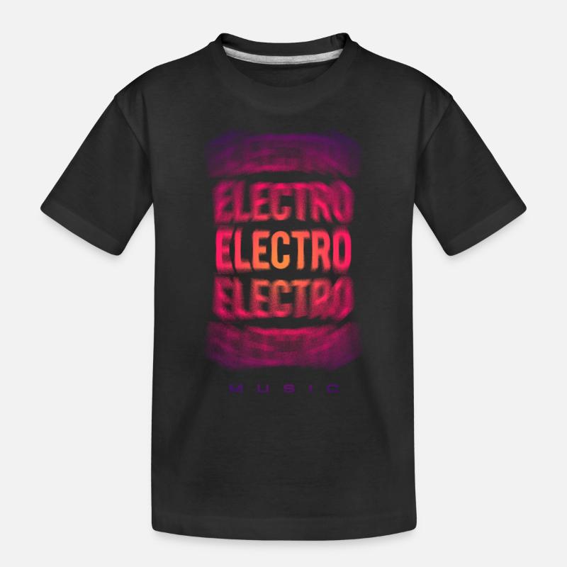 Electro Techno Rave - T-shirt bio Premium Enfant - noir