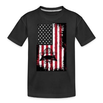 Aikido - Kinder Premium Bio T-Shirt - Schwarz - Vorne