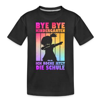 Kindergarten Geschafft 2026 Kita Abgänger 2026 - Kinder Premium Bio T-Shirt - Schwarz - Vorne