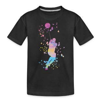 Lanceur de marteau Lancer de marteau Colorsplash - T-shirt bio Premium Enfant - noir - Devant