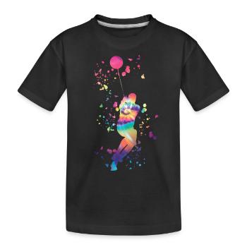 Lanceur de marteau Colorsplash Lancer de marteau - T-shirt bio Premium Enfant - noir - Devant