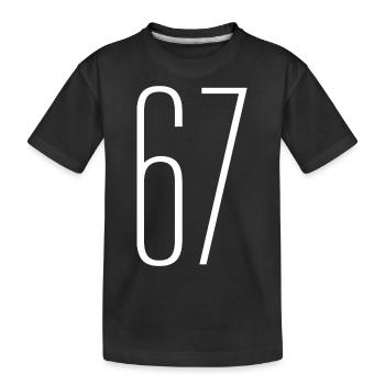 67 - T-shirt bio Premium Enfant - noir - Devant