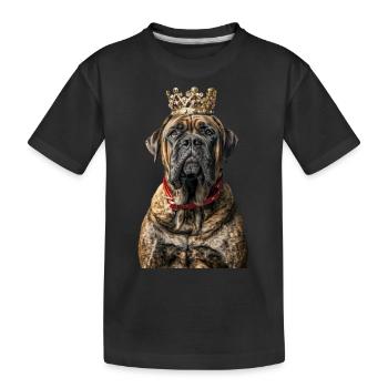 Englischer Mastiff - Kinder Premium Bio T-Shirt - Schwarz - Vorne