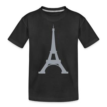 Tour Eiffel - T-shirt bio Premium Enfant - noir - Devant