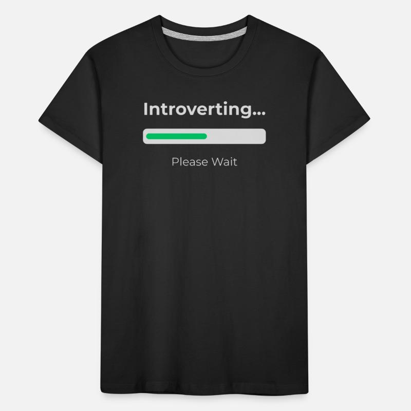 Introvert Loading Kids' Premium Organic T-Shirt