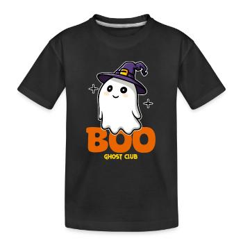 Ghost club Halloween - T-shirt bio Premium Enfant - noir - Devant