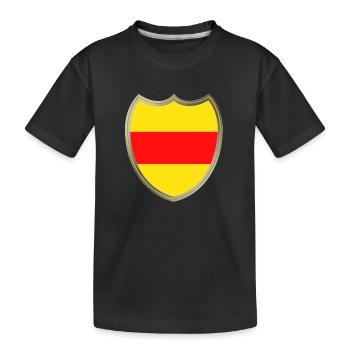 Grand-Duché de Bade (manteau des bras) - T-shirt bio Premium Enfant - noir - Devant