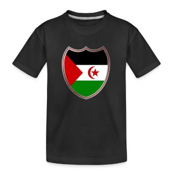 Democratic Arab Republic of Sahara (Coat of Arms) - Kids' Premium Organic T-Shirt - black - Front