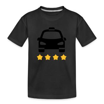 Taxi - T-shirt bio Premium Enfant - noir - Devant