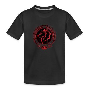 Fenris Wolf - T-shirt bio Premium Enfant - noir - Devant