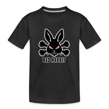Bad Rabbit Hase - Kids' Premium Organic T-Shirt - black - Front