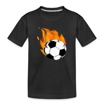 Football - T-shirt bio Premium Enfant - noir - Devant