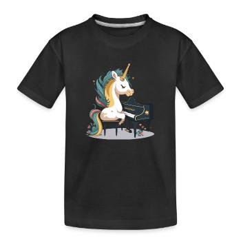 Magischer Maestro - Kinder Premium Bio T-Shirt - Schwarz - Vorne
