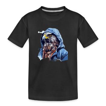 Street style hawk | Hawk lovers - Kids' Premium Organic T-Shirt - black - Front