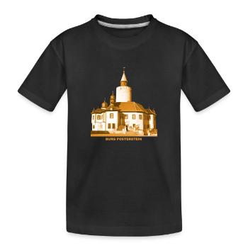 Posterstein Burg Altenburger Land Thuringe - T-shirt bio Premium Enfant - noir - Devant
